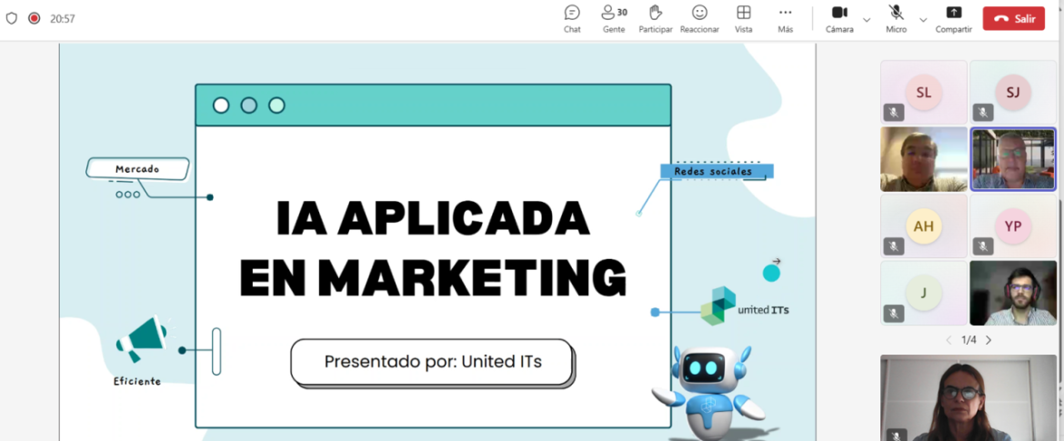 Webinar II Sesión: Cómo aplicar la IA para potenciar el marketing de manera eficiente y a bajo coste